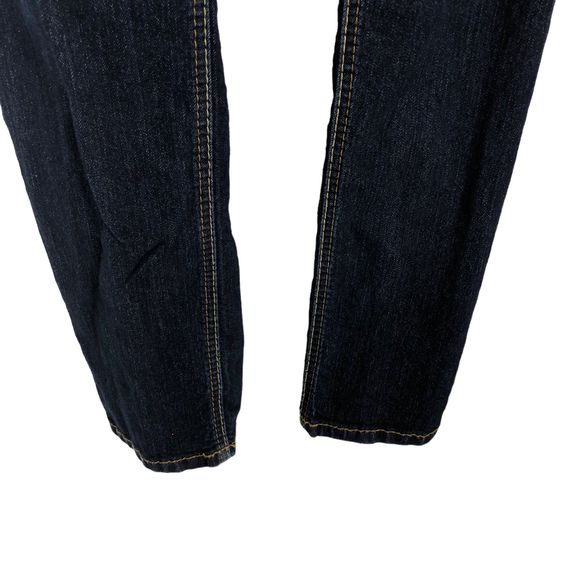 Women's Dark Wash Jeans by a.n.a. Like New, Embroidered Pockets, SZ S - Picture 5 of 8